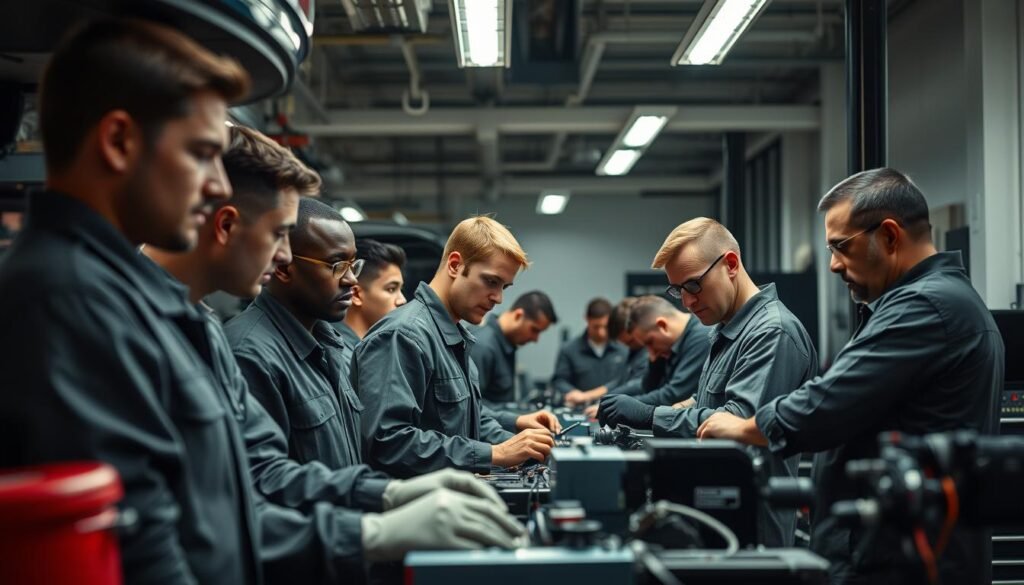 skilled technicians at mr. tire auto service centers